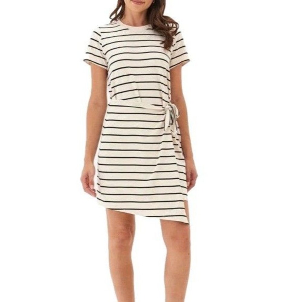 Threads 4 Thought Women's XS Wrap Dress Aspen Black NWT